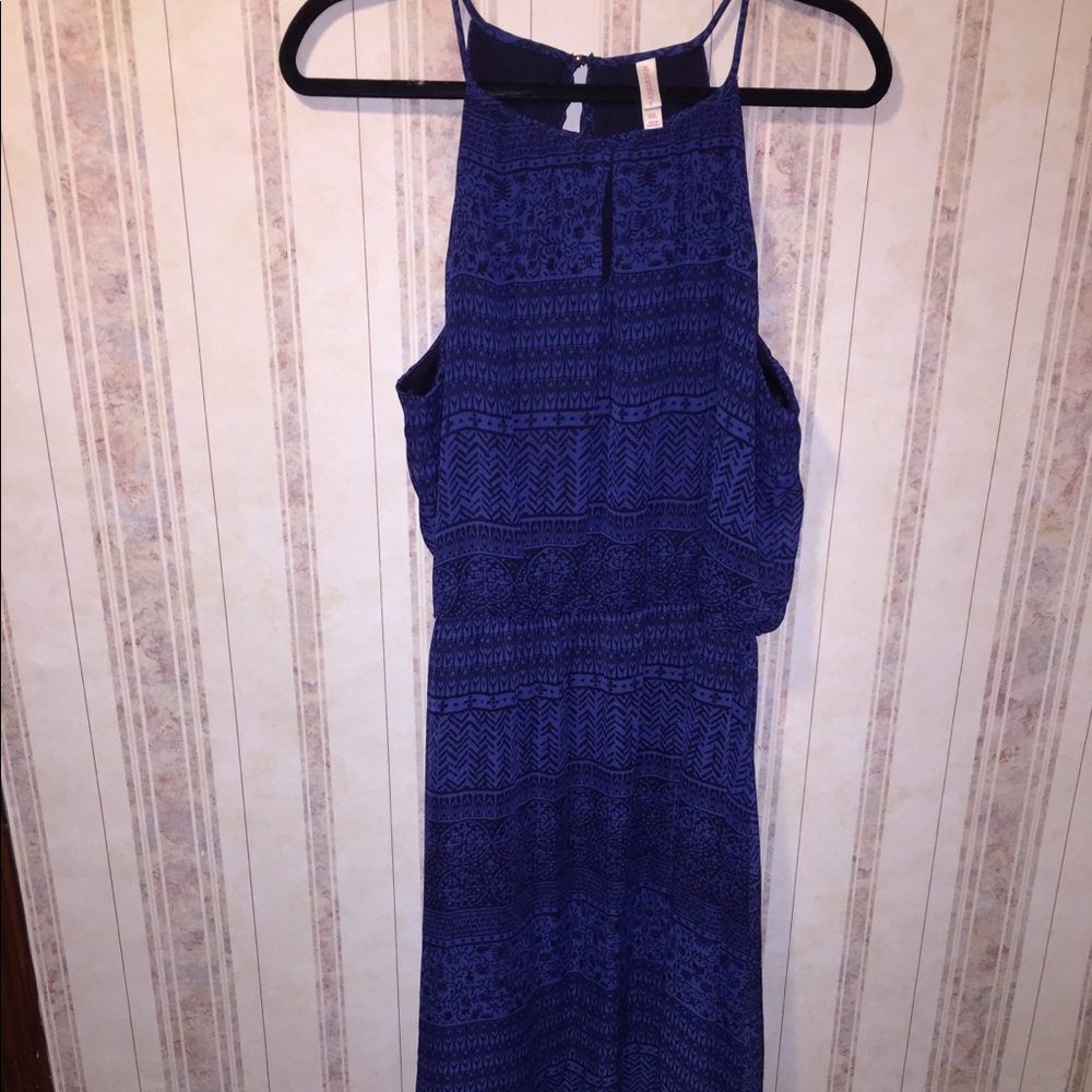 Hi Low Blue Summer Dress